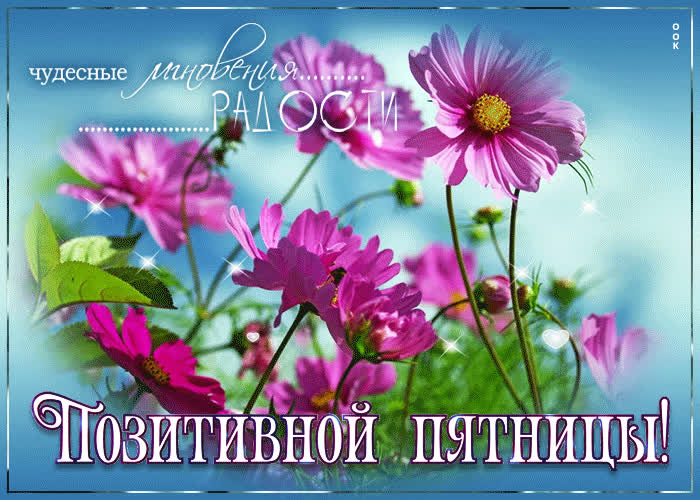 Открытка картинка позитивной пятницы