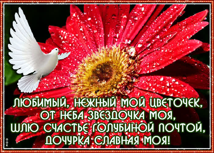 Картинка картинка дочери с добрыми словами