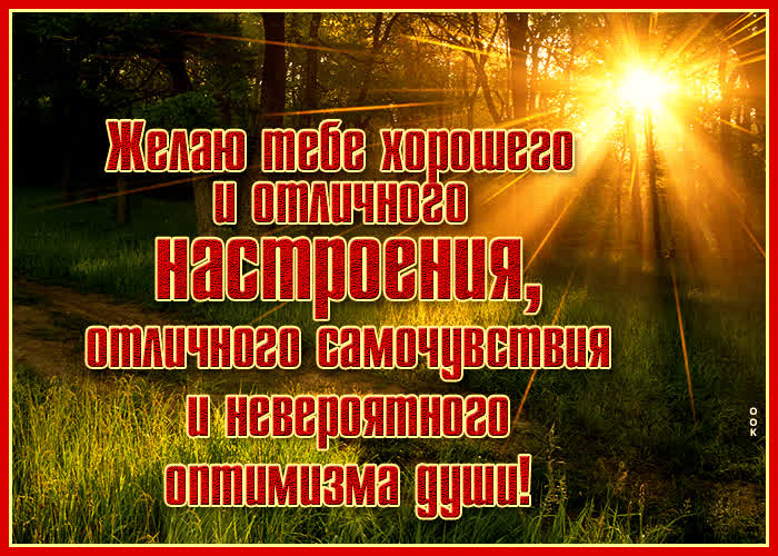 Картинка прекрасного солнечного настроения