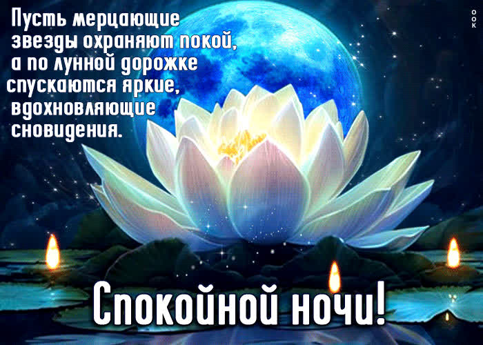Postcard пусть мерцающие звезды охраняют покой! спокойной ночи