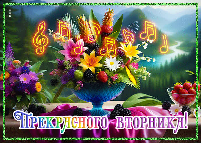 Picture сказочная и волшебная гиф-открытка прекрасного вторника