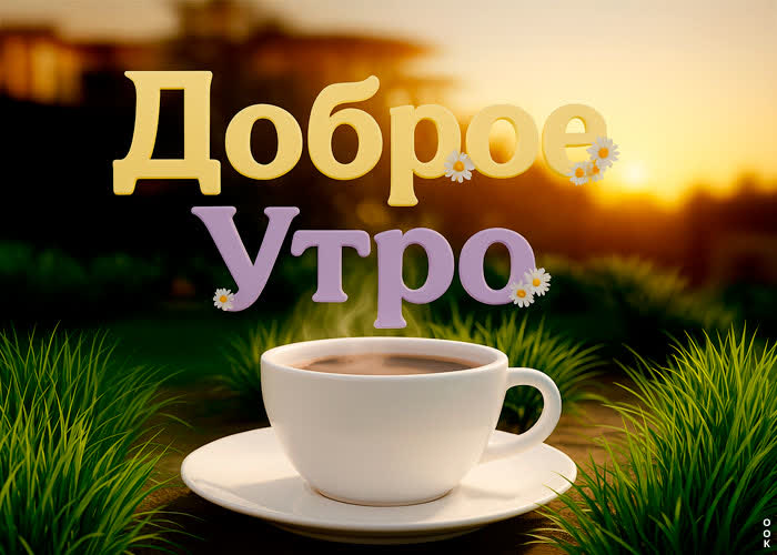 Postcard желаю доброго утра и заряда бодрости