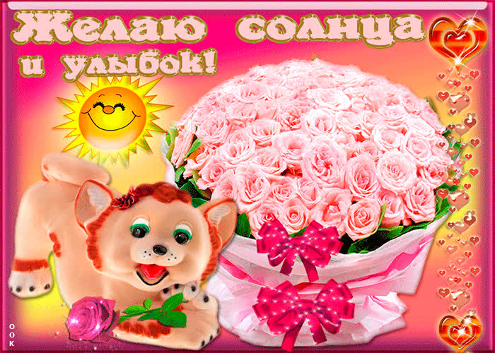 Картинка желаю солнца и улыбок